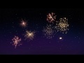00268_abstract animated colorful fireworks seamless loop 2D animation
