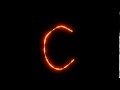 00083_animated letter C with glowing effect