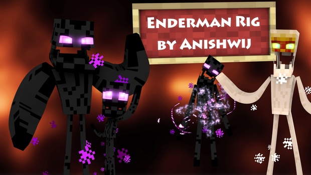 Cinema 4D - Enderman Rig V1