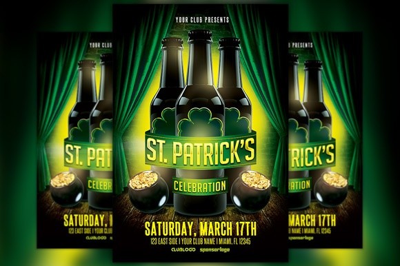 St. Patrick's Celebration 1 Flyer Template