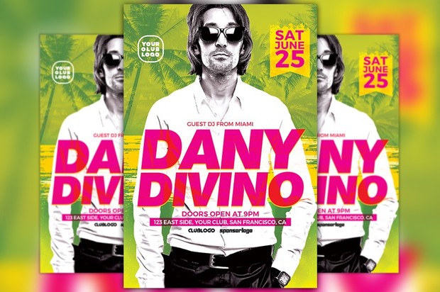 DJ Dany Club Party Flyer Template
