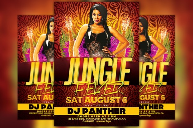 Jungle Fever Flyer Template