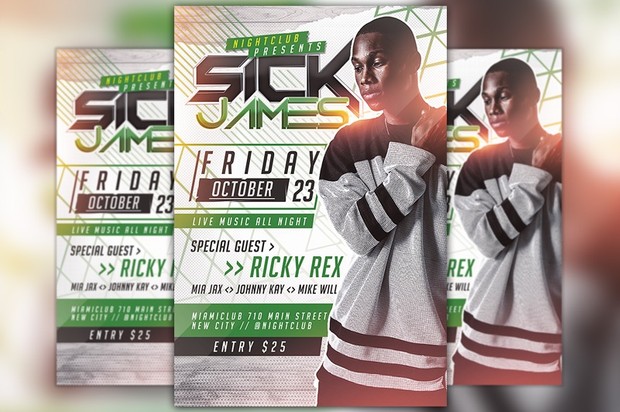 Urban Artist Event Flyer Template