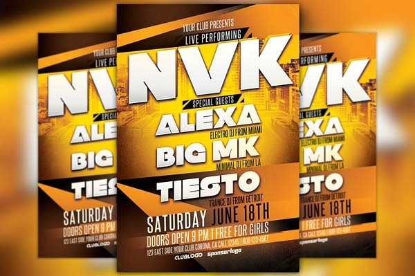 DJ Festival Flyer Template