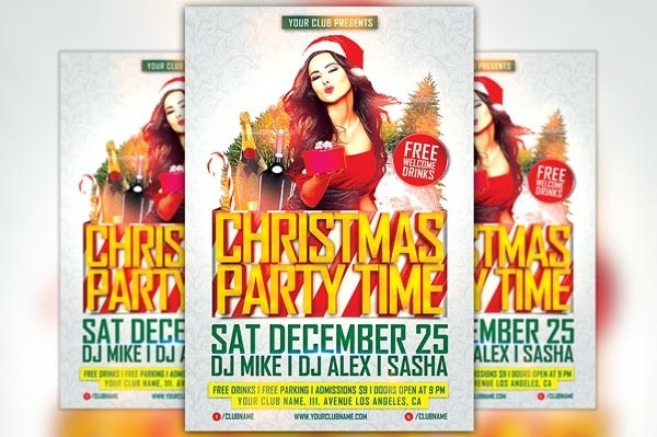 Christmas Party Time Vol 2 Flyer Template