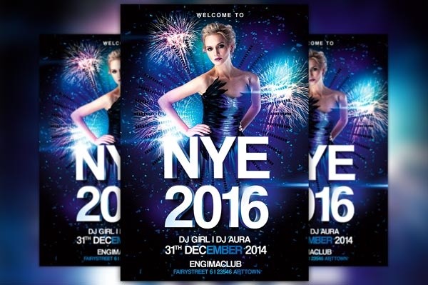 New Years Eve Party Vol 1 Flyer Template
