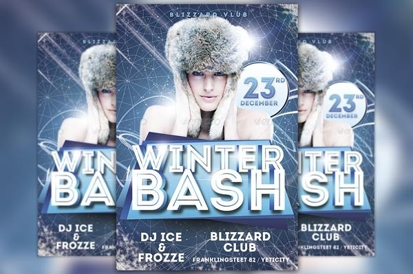 Winter Bash Flyer Template