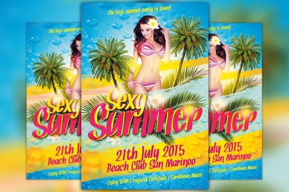 Sexy Summer Party Flyer Template