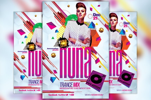 Guest DJ Flyer Template