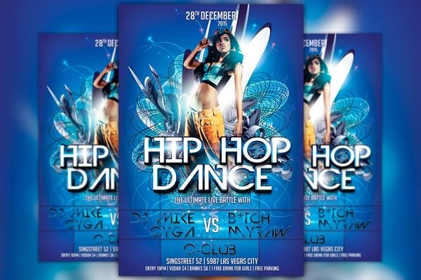 Hip Hop Dance Flyer Template