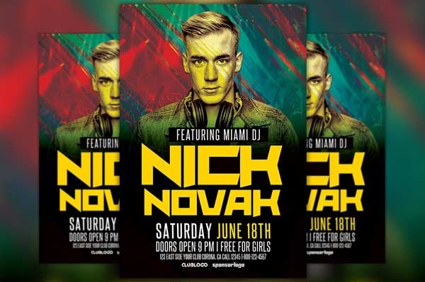 Dj Promotion Party Flyer Template