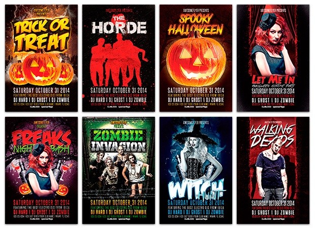 Halloween Flyer Bundle Vol.1 - Awesomeflyer