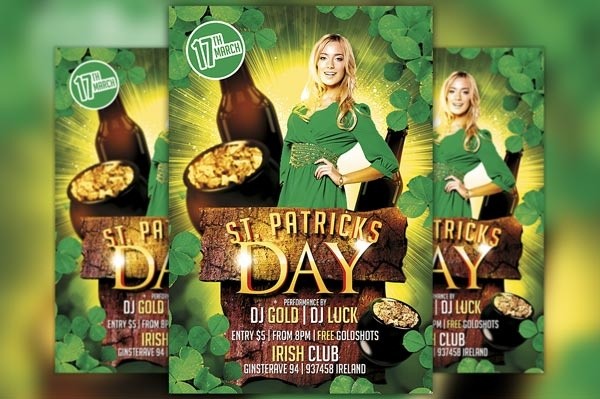 St. Patricks Day Party Flyer Template
