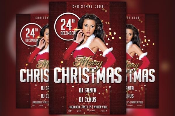 Christmas Party Flyer Template