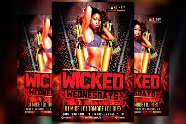 Wicked Wednesday Flyer Template