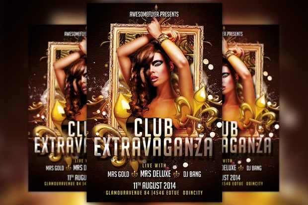 Club Extravaganza Flyer Template