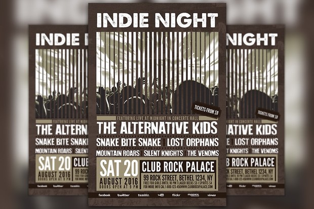 Indie Party Flyer Template