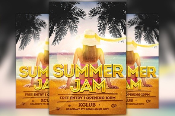 Summer Jam Flyer Template