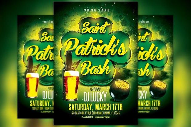 St. Patrick's Bash Flyer Template