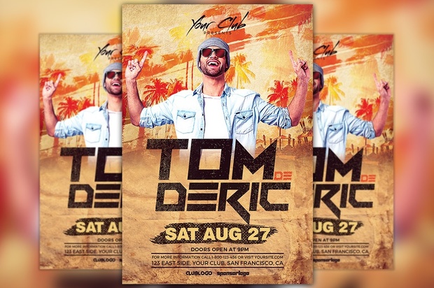 DJ Tom Party Flyer Template