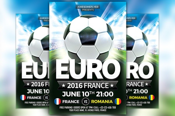 Euro Soccer Flyer Template