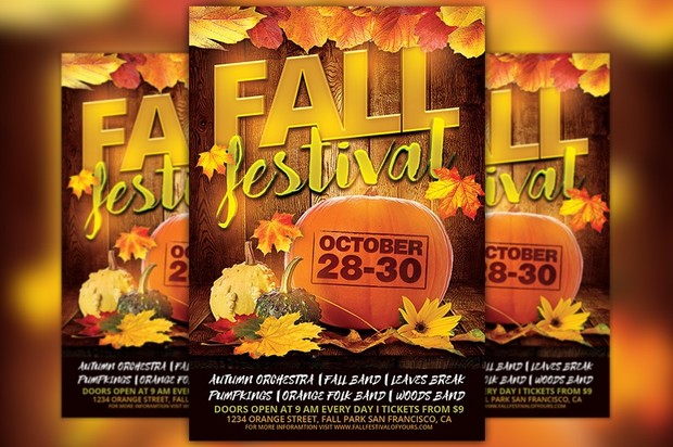 Fall Festival Flyer Template