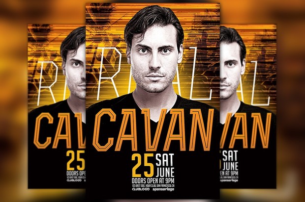 DJ Cavan Club Party Flyer Template