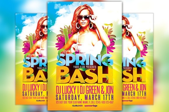 Spring Bash Flyer Template Vol.2