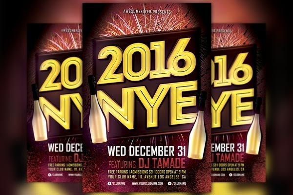NYE 2016 Flyer Template