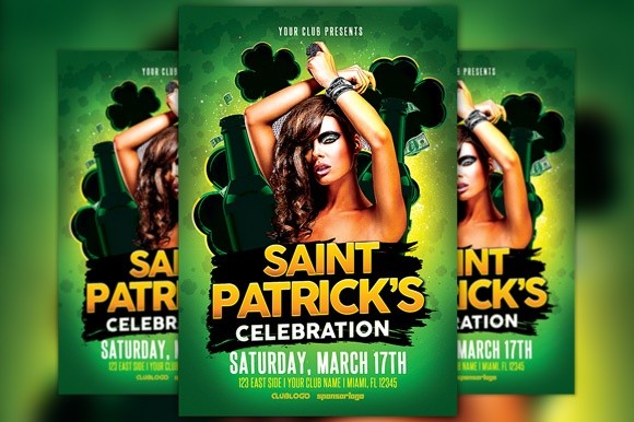 St. Patrick's Celebration 2 Flyer Template