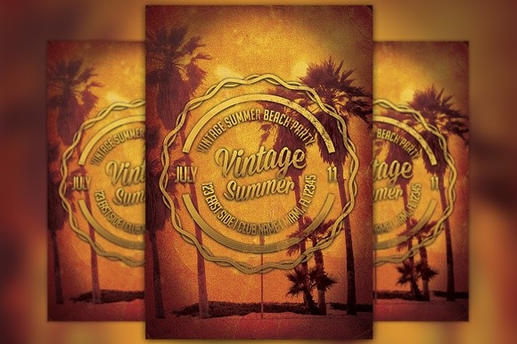 Vintage Summers Flyer Template