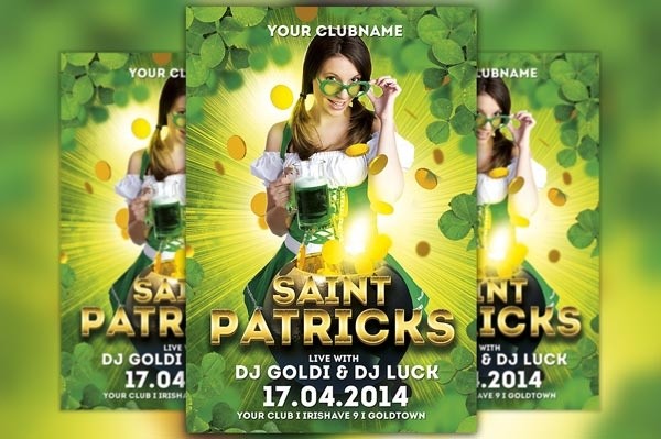 Saint Patricks Flyer Template