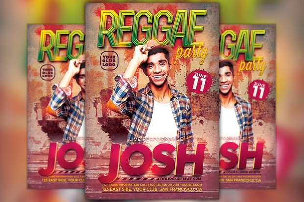 Reggae Artist Flyer Template