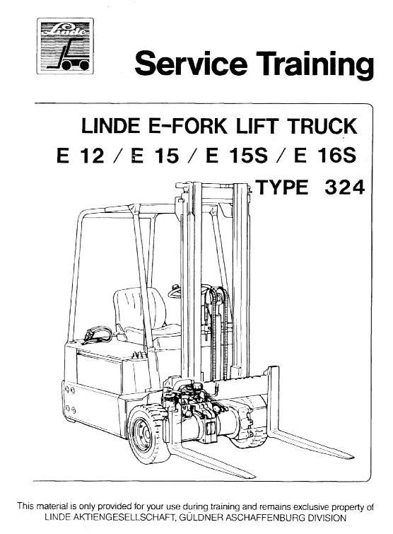 Linde E10 E12 E14 E15 E16 Electric Forklift Truck Belgreen