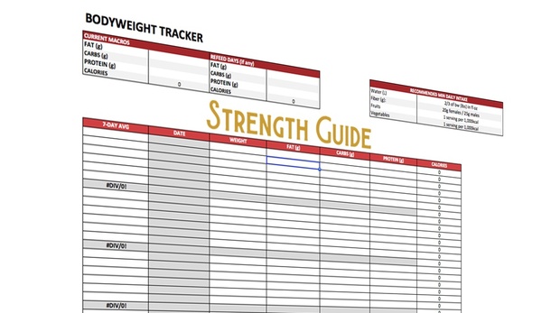 Bodyweight Tracker & Nutrition Calculator