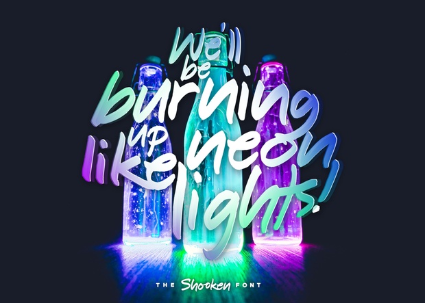 Shooken Fonts + Extras & Swashes