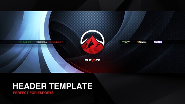 Professional eSports Header Template!