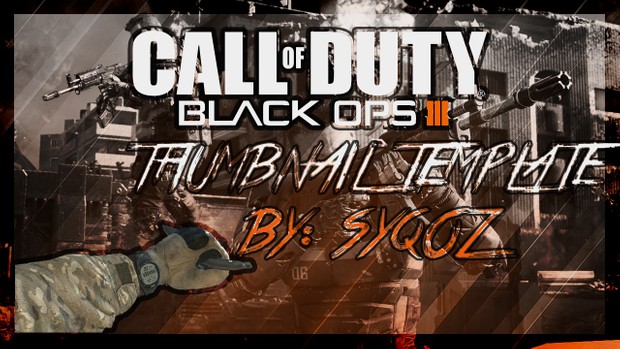 Black Ops 3 BEST Thumbnail Pack |ANY COLOR |Customizable|10+Weapon Images & more