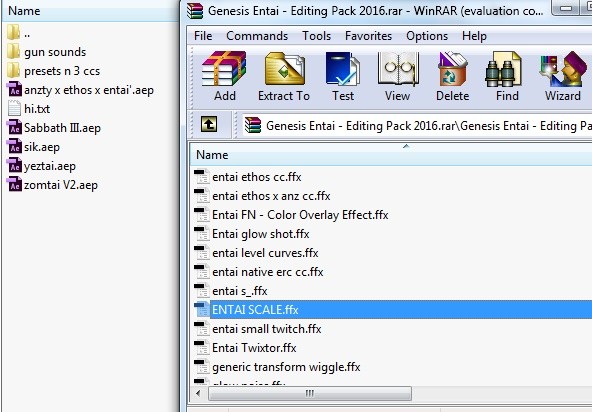 Genesis Entai - Editing Pack 2016 (AECC14)