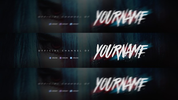 Youtube Channel Art By LastZAK PSD Template