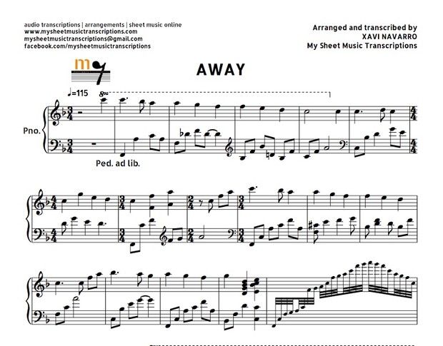 Away in a Manger (Faith Hill) Sheet music (.pdf)