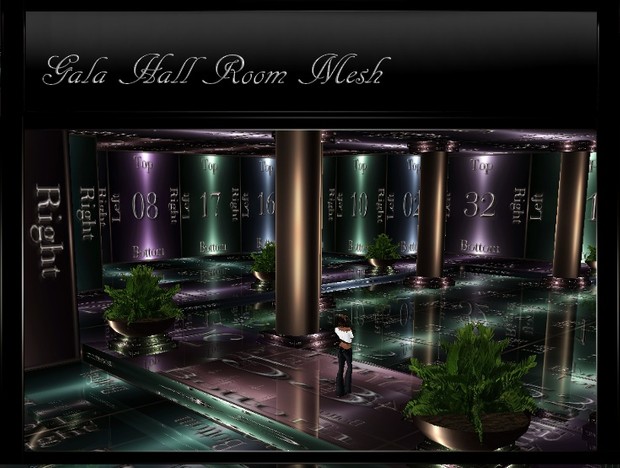 IMVU Mesh Gala Hall Room Mesh
