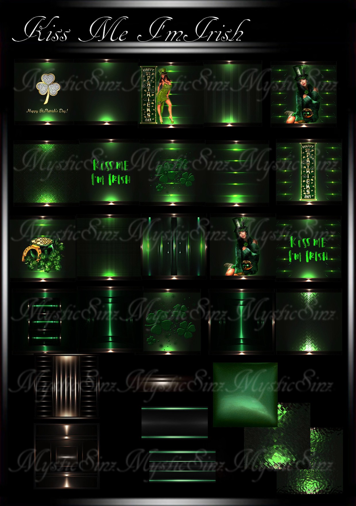 Kiss Me I'm Irish IMVU Pub Textures - MysticSinZ File Sales