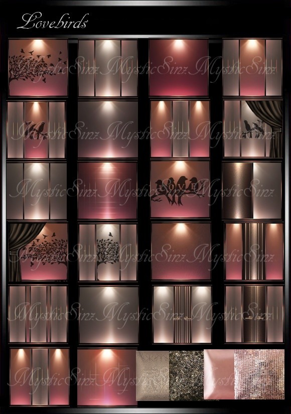IMVU Textures LoveBirds Room Collection