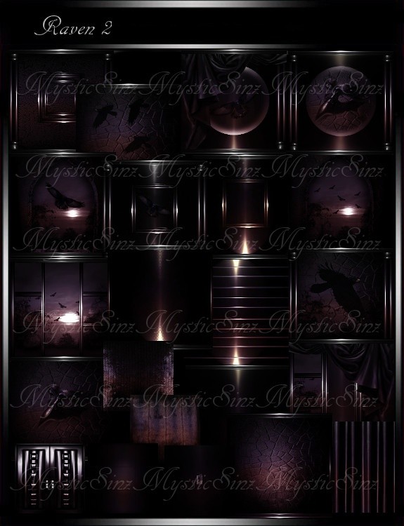 IMVU Textures Raven 2 Room Collection MysticSinZ