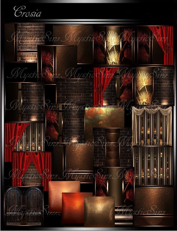 IMVU Textures Crosia Room Collection