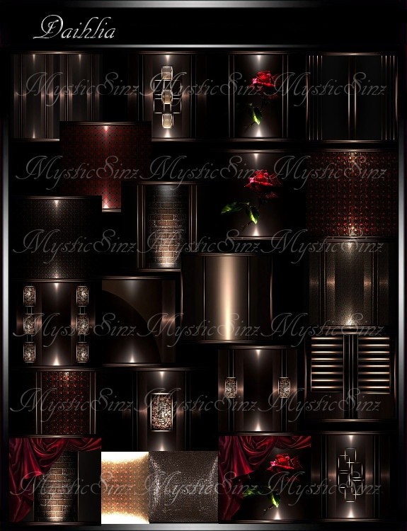 IMVU Textures Daihlia Room Collection