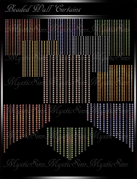 IMVU Beaded Wall Curtains