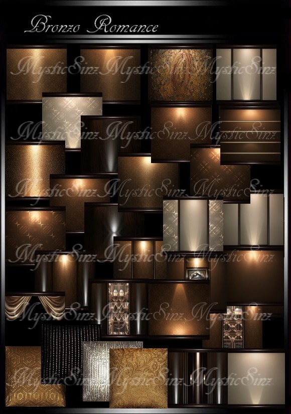 IMVU Bronzo Romance Room Collection
