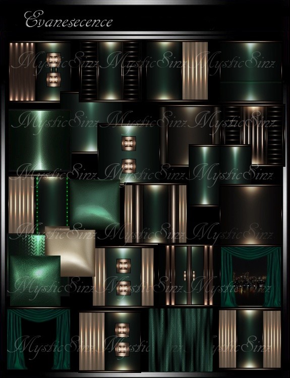 IMVU Tectures Evanescence Room Collection